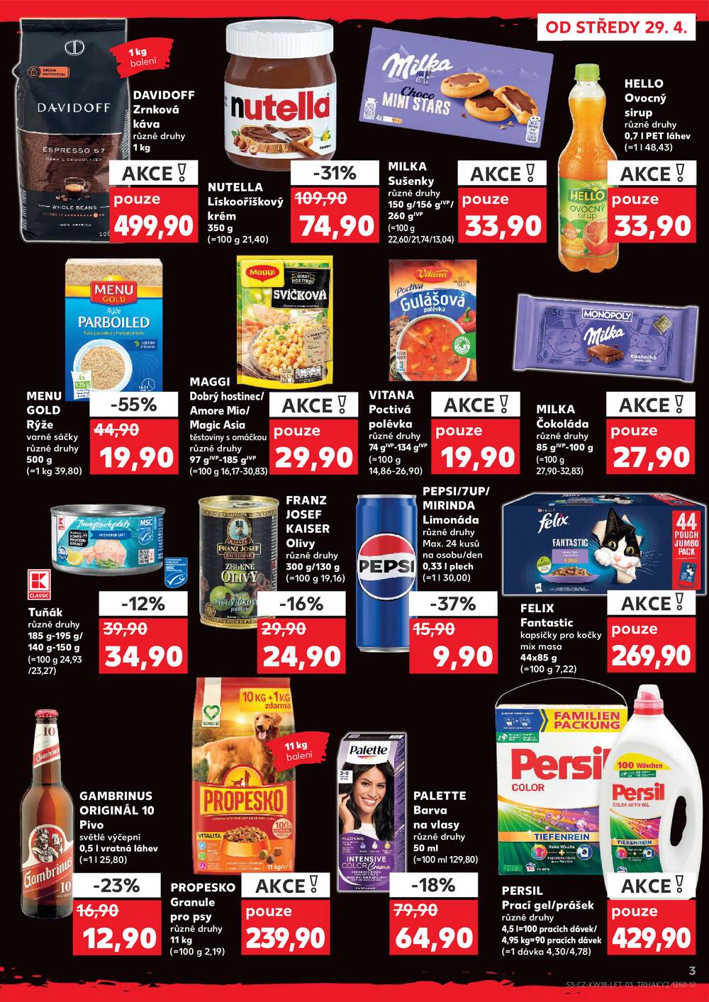 Kaufland 29.4. - 5.5. - Kaufland - Praha 6 (Podbaba)