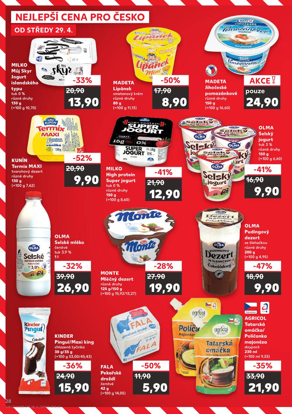 Leták Kaufland - Kaufland 29.4. - 5.5. - Kaufland - Náchod - strana 28