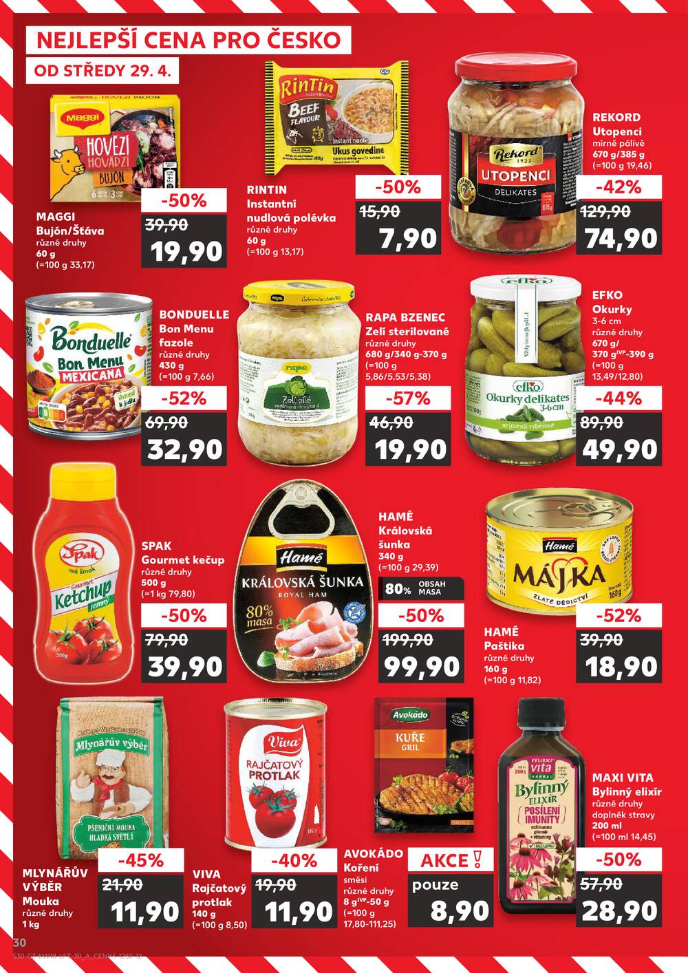 Leták Kaufland - Kaufland 29.4. - 5.5. - Kaufland - Náchod - strana 30