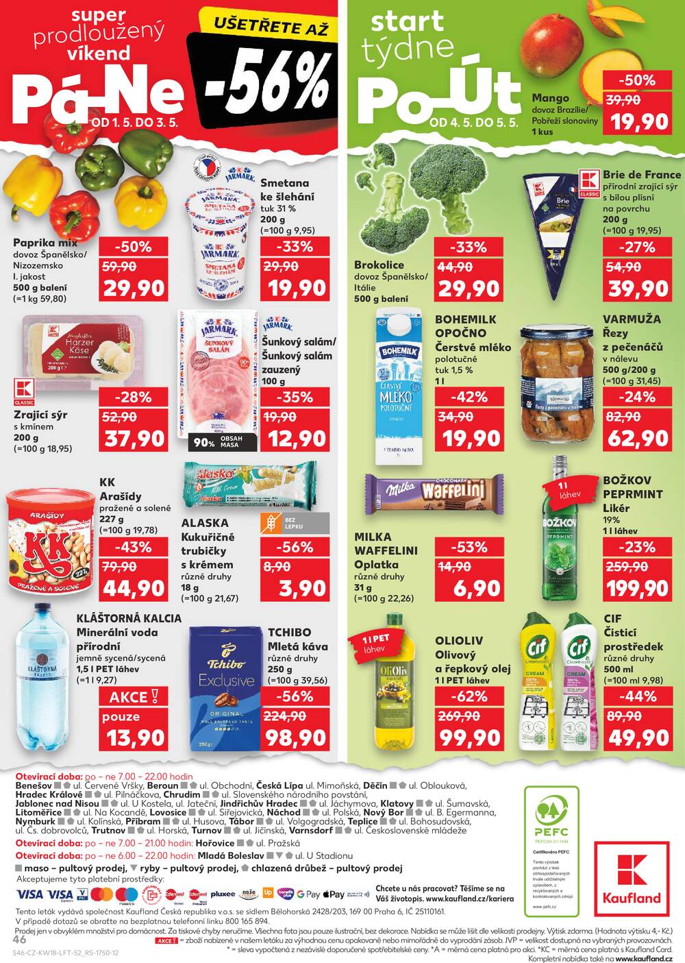 Kaufland 29.4. - 5.5. - Kaufland - Chrudim
