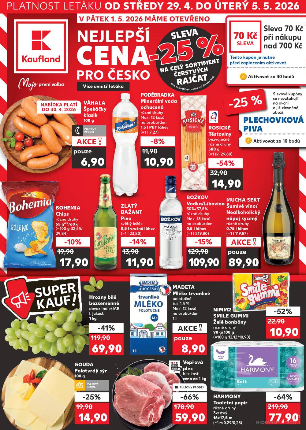 Kaufland 29.4. - 5.5. - Kaufland - Benešov