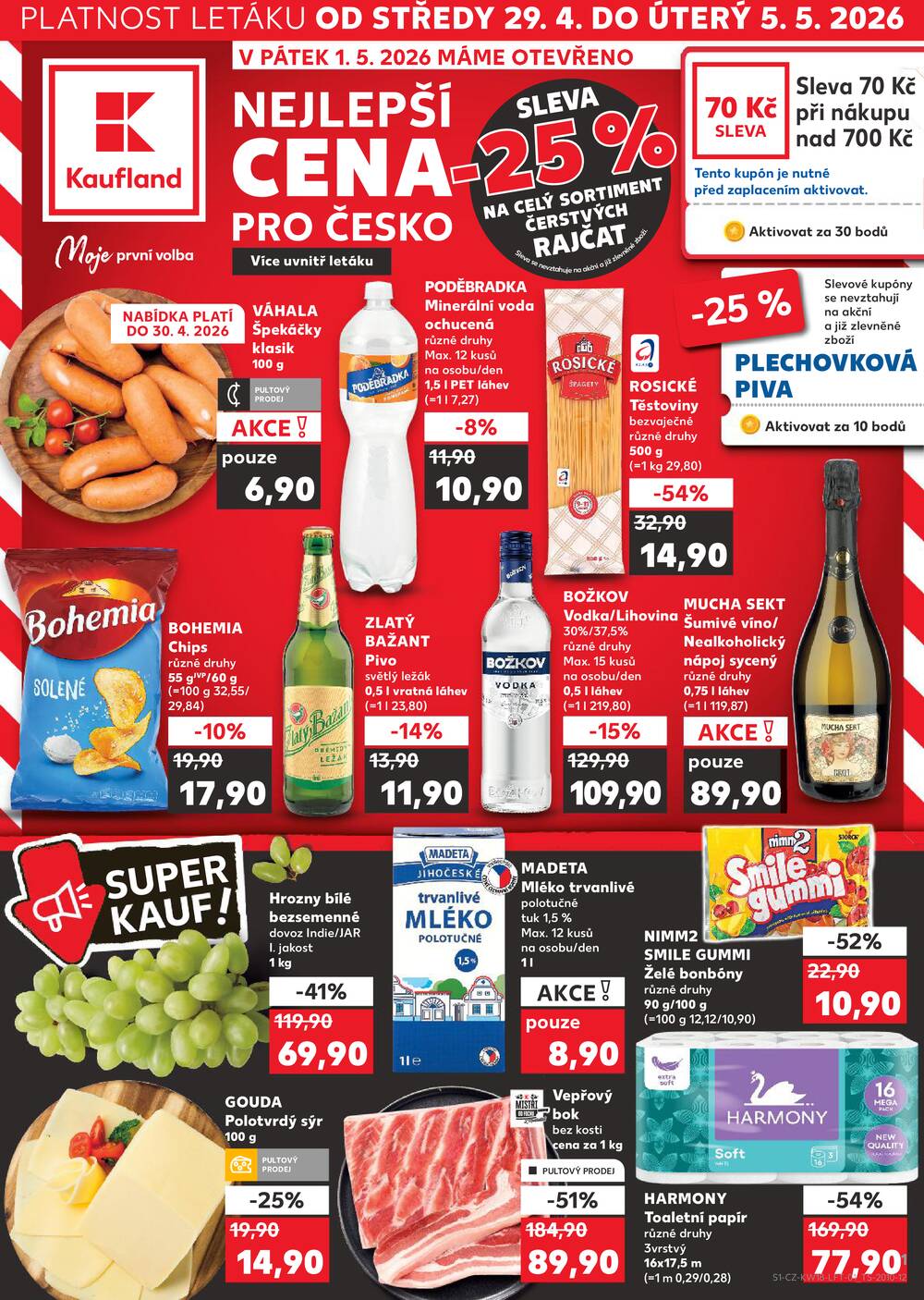 Kaufland 29.4. - 5.5. - Kaufland - Uherský Brod