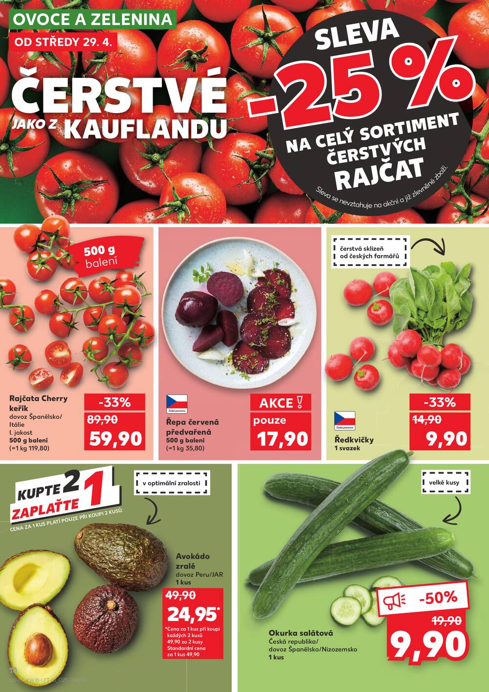 Kaufland 29.4. - 5.5. - Kaufland Humpolec