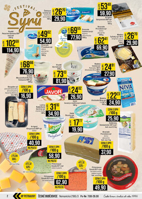 JIP Cash & Carry Brno, Praha, Ostrava, Jilemnice, Pardubice, Ostrava, Karlovy Vary, Olomouc a Zlín od 29.4. do 5.5.2026