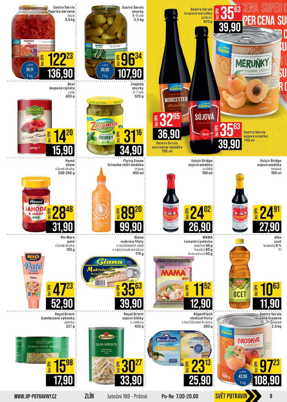 Leták JIP - JIP Cash & Carry České Budějovice, Most, Náchod, Polička, Sušice a Svoboda nad Úpou od 29.4. do 5.5.2026 - strana 9