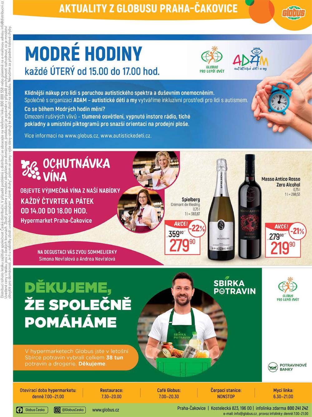 Akční leták Globus 6.5. - 12.5.2026 - Globus Praha - Čakovice