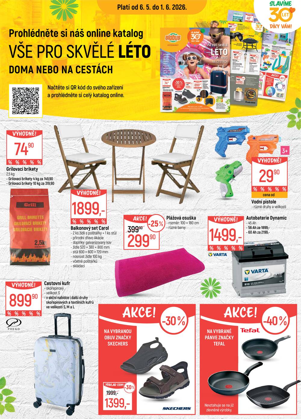 Akční leták Globus 6.5. - 12.5.2026 - Globus Chomutov