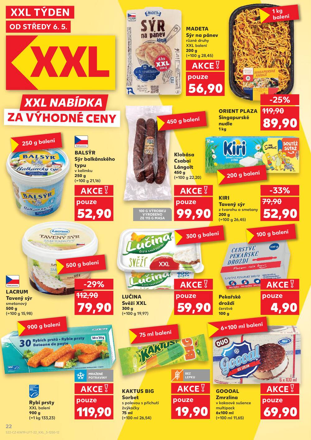 Leták Kaufland - Kaufland 6.5. - 12.5. - Kaufland - Třeboň - strana 22
