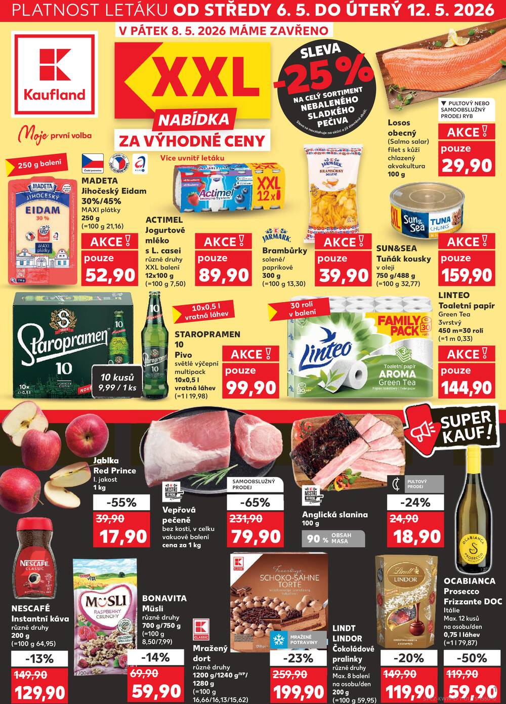 Leták Kaufland - Kaufland 6.5. - 12.5. - Kaufland - Strakonice - strana 1