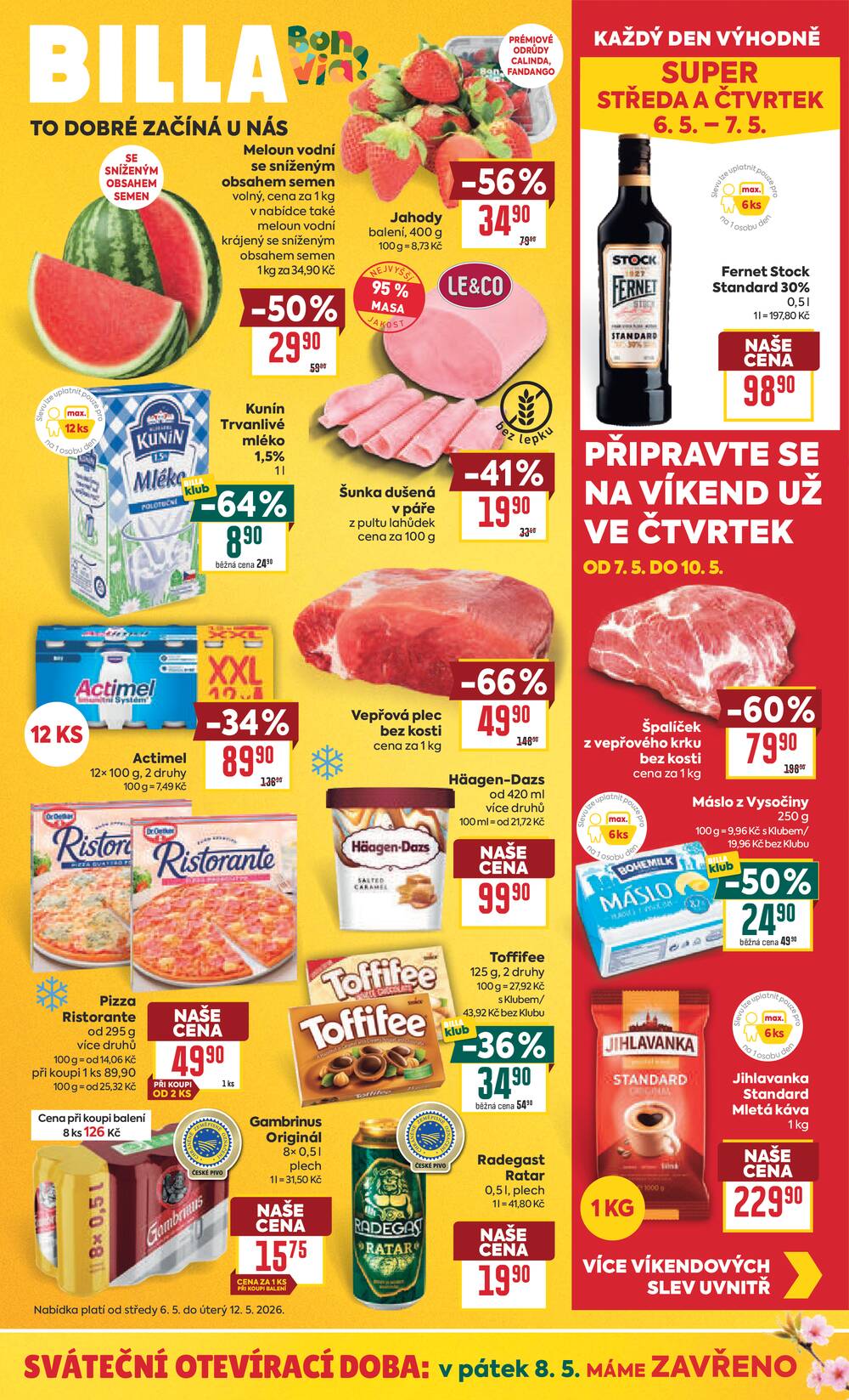 Leták BILLA - BILLA od 6.5. do 12.5.2026 - strana 1