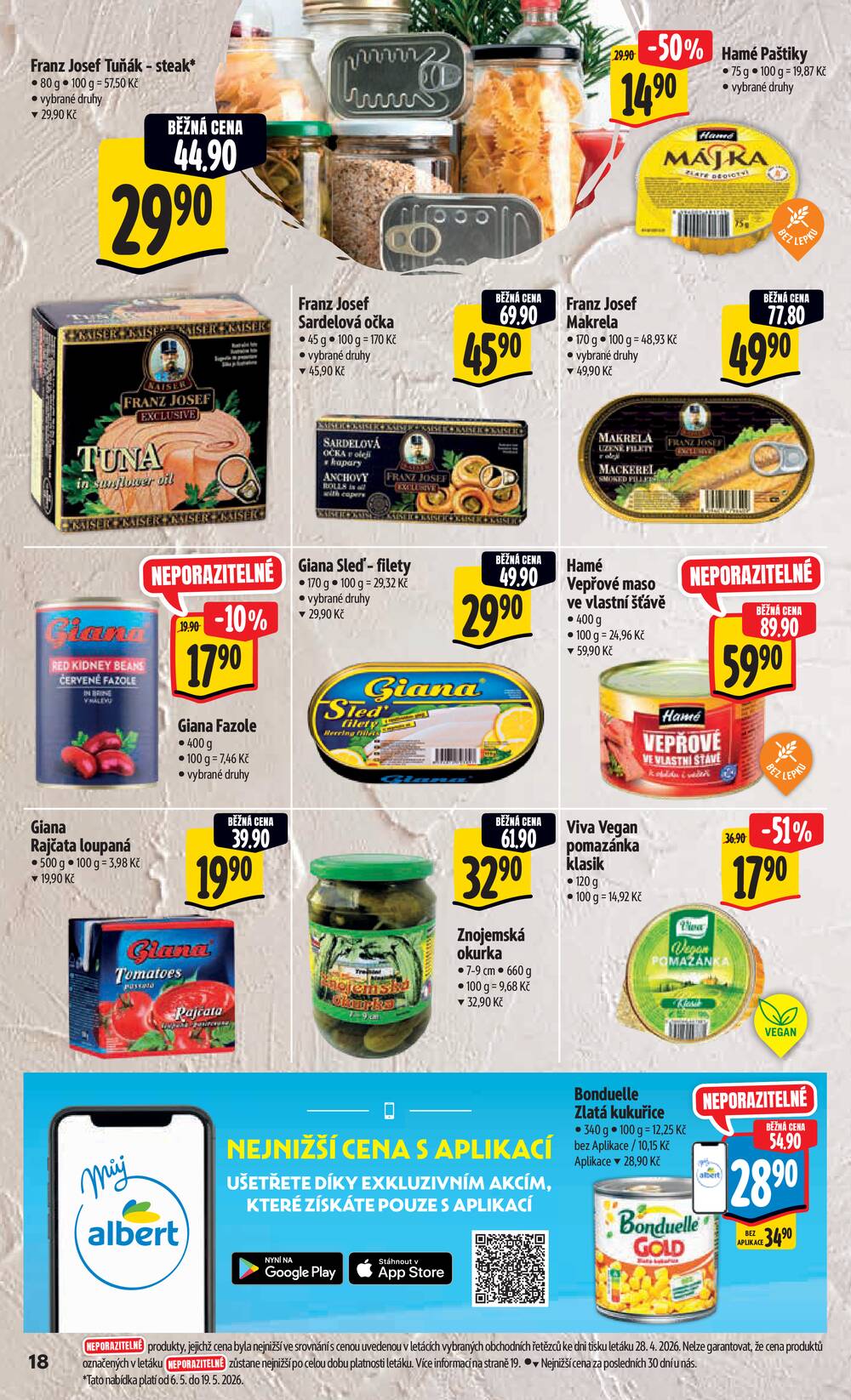 Albert Hypermarket Jihomoravský od 6.5. do 12.5.2026