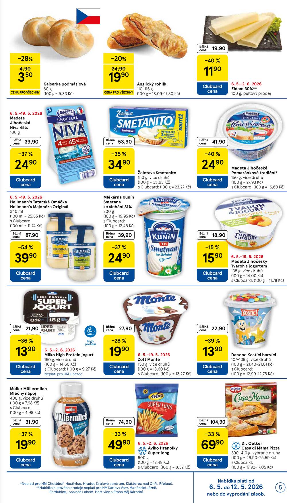 Tesco malé hypermarkety od 6.5. do 12.5.2026