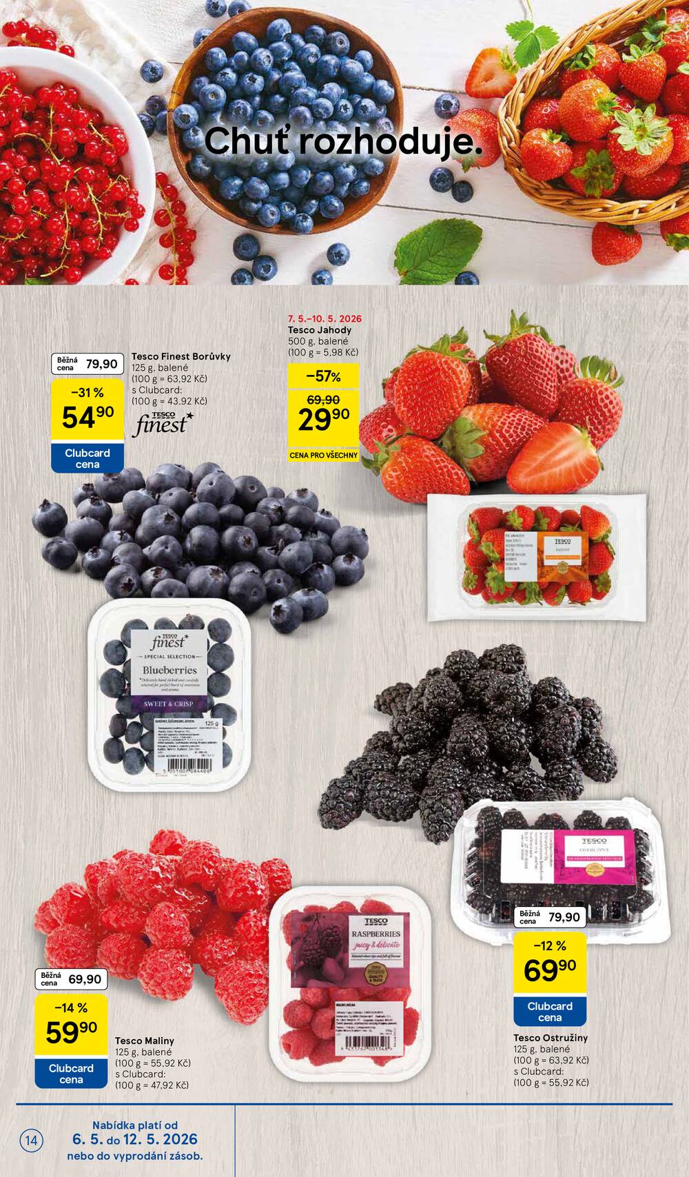 Tesco malé hypermarkety od 6.5. do 12.5.2026