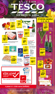 leták Tesco