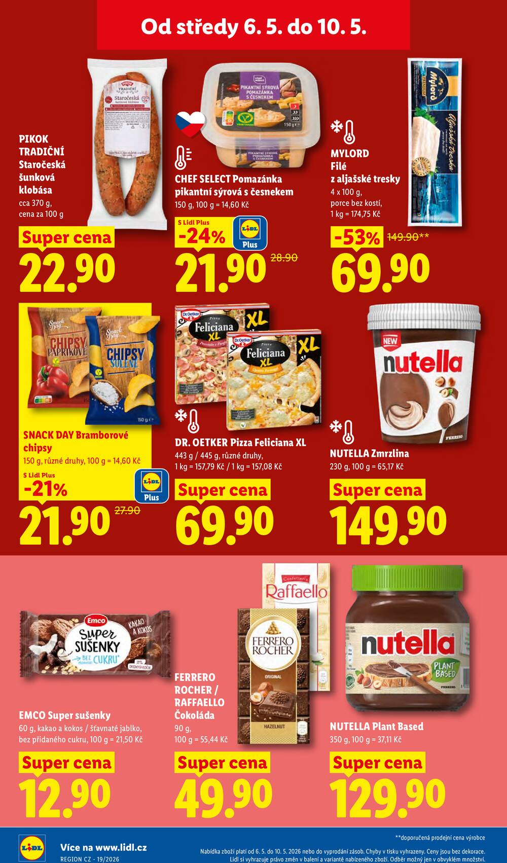 Lidl Čtvrtek od 7.5. do 10.5.2026