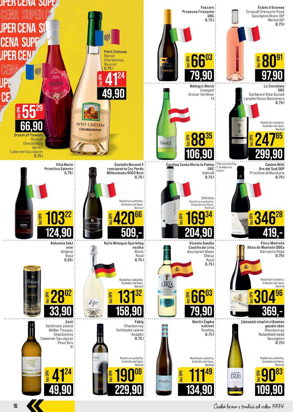 Leták JIP - JIP Cash & Carry České Budějovice, Most, Náchod, Polička, Sušice a Svoboda nad Úpou od 6.5. do 12.5.2026 - strana 16