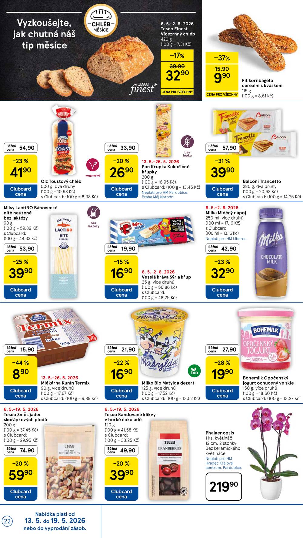 Tesco malé hypermarkety od 13.5. do 19.5.2026