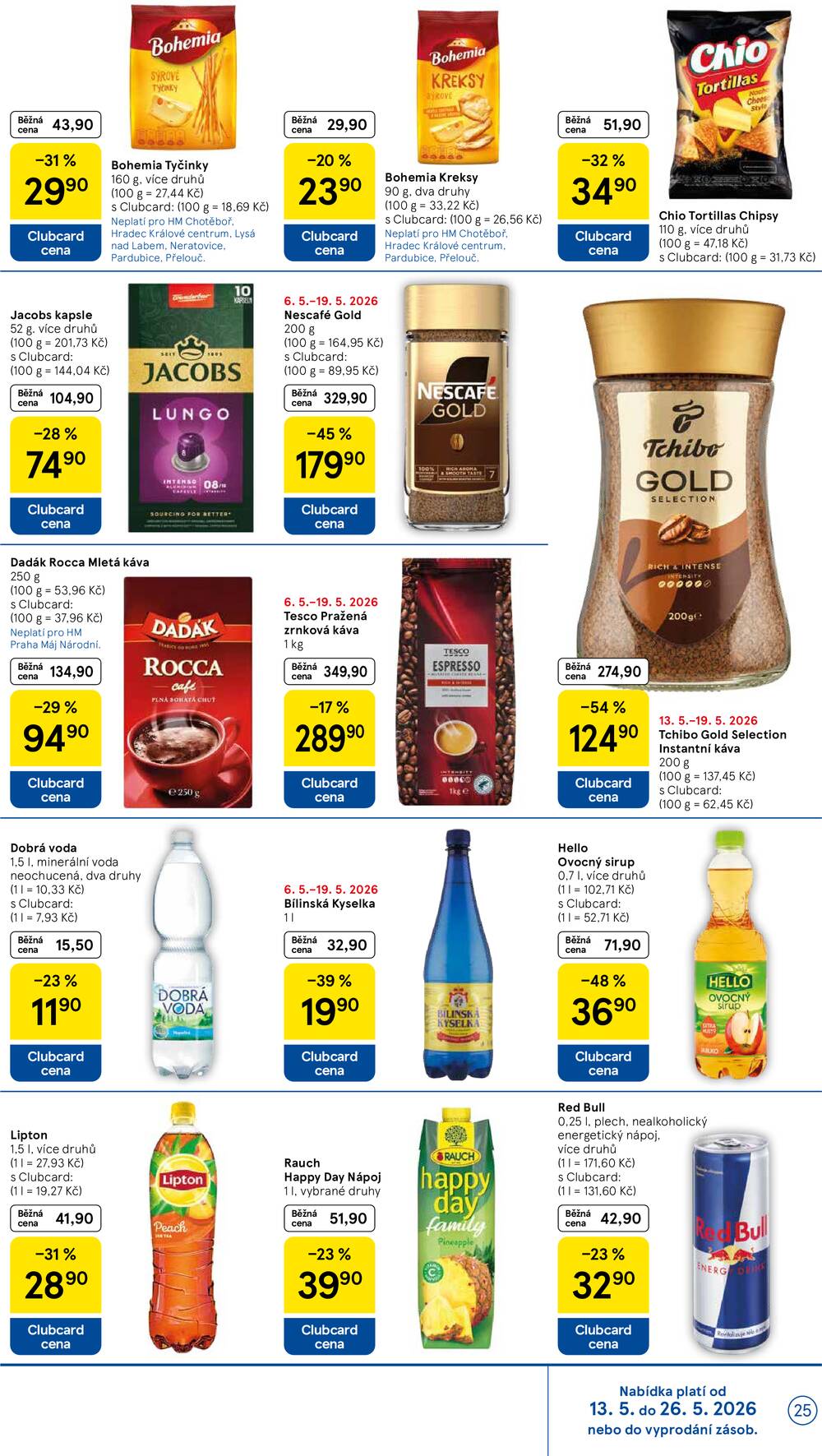 Tesco malé hypermarkety od 13.5. do 19.5.2026