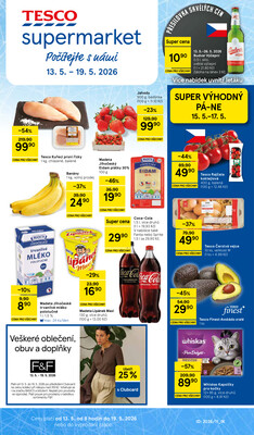Leták Tesco supermarkety od 13.5. do 19.5.2026