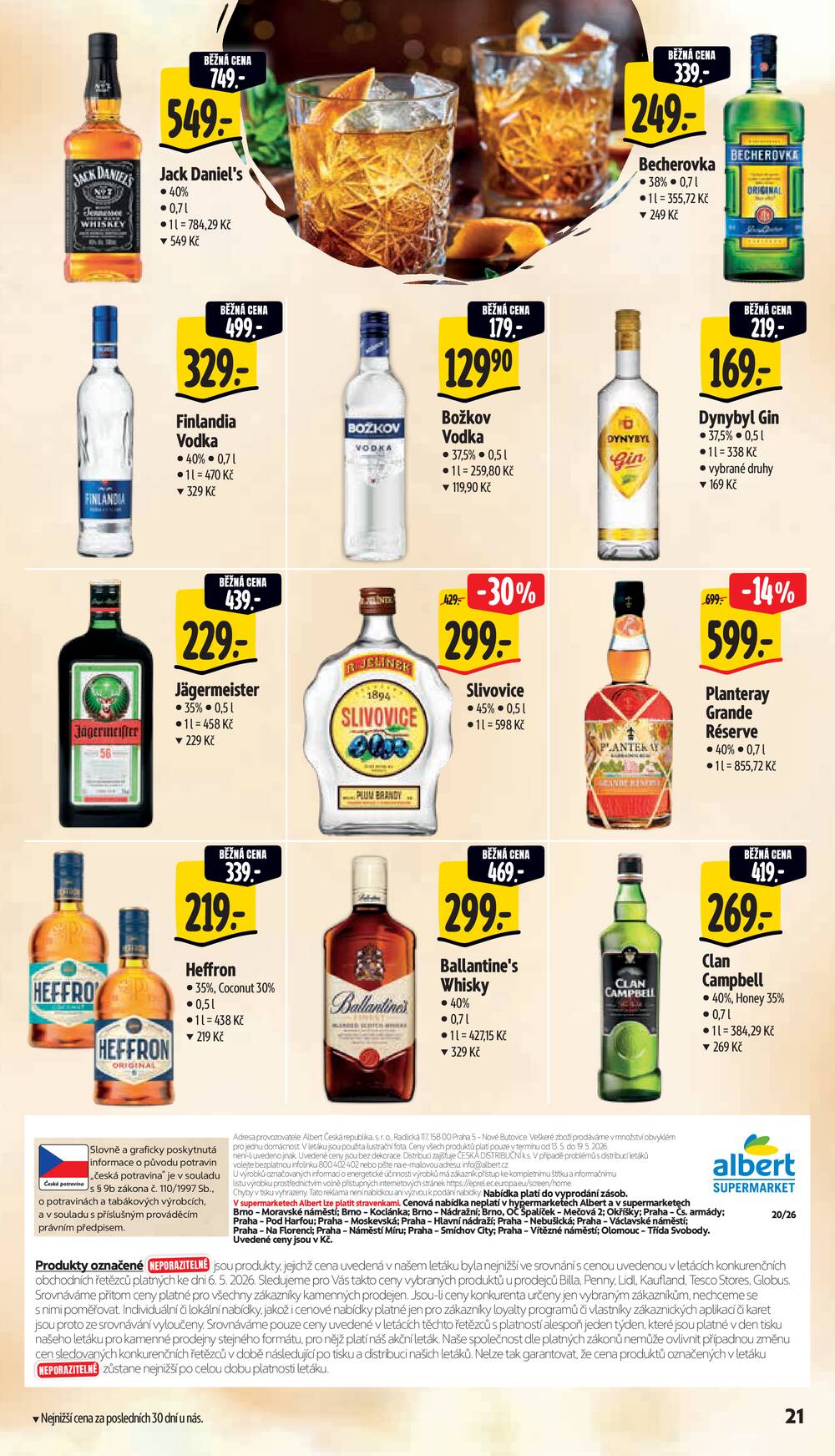 Albert Supermarket od 13.5. do 19.5.2026