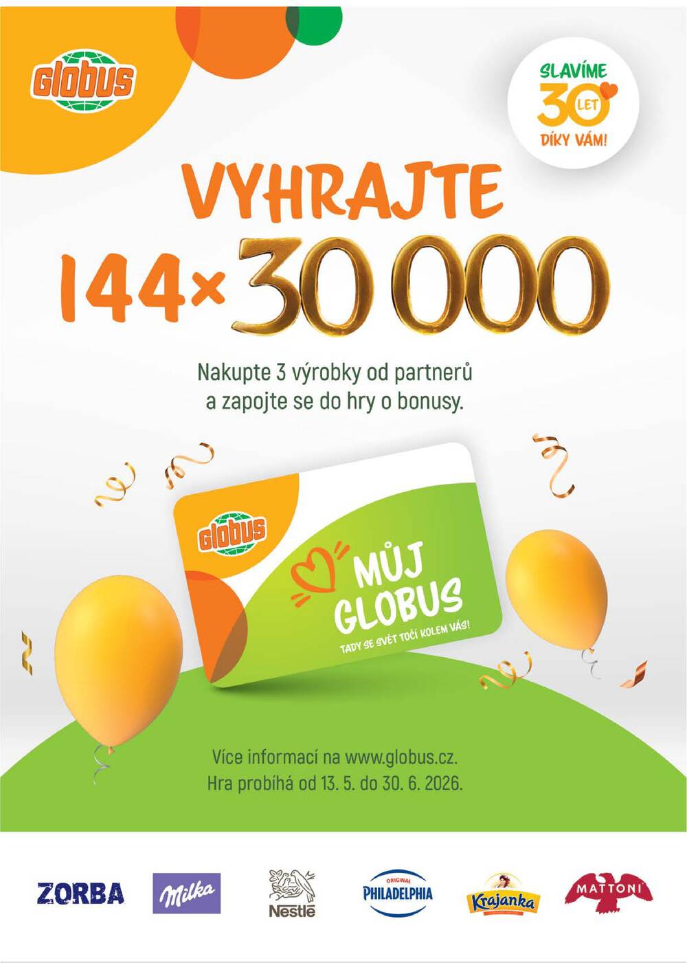 Leták Globus - Akční leták Globus 13.5. - 19.5.2026 - Globus Olomouc - strana 1