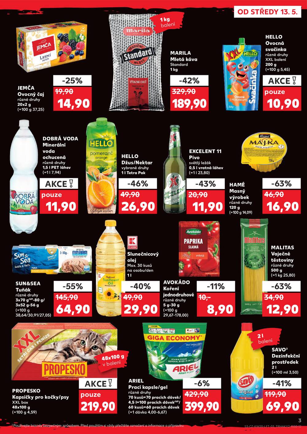 Leták Kaufland - Kaufland 13.5. - 19.5. - Kaufland - Praha 8 (Libeň) - strana 3