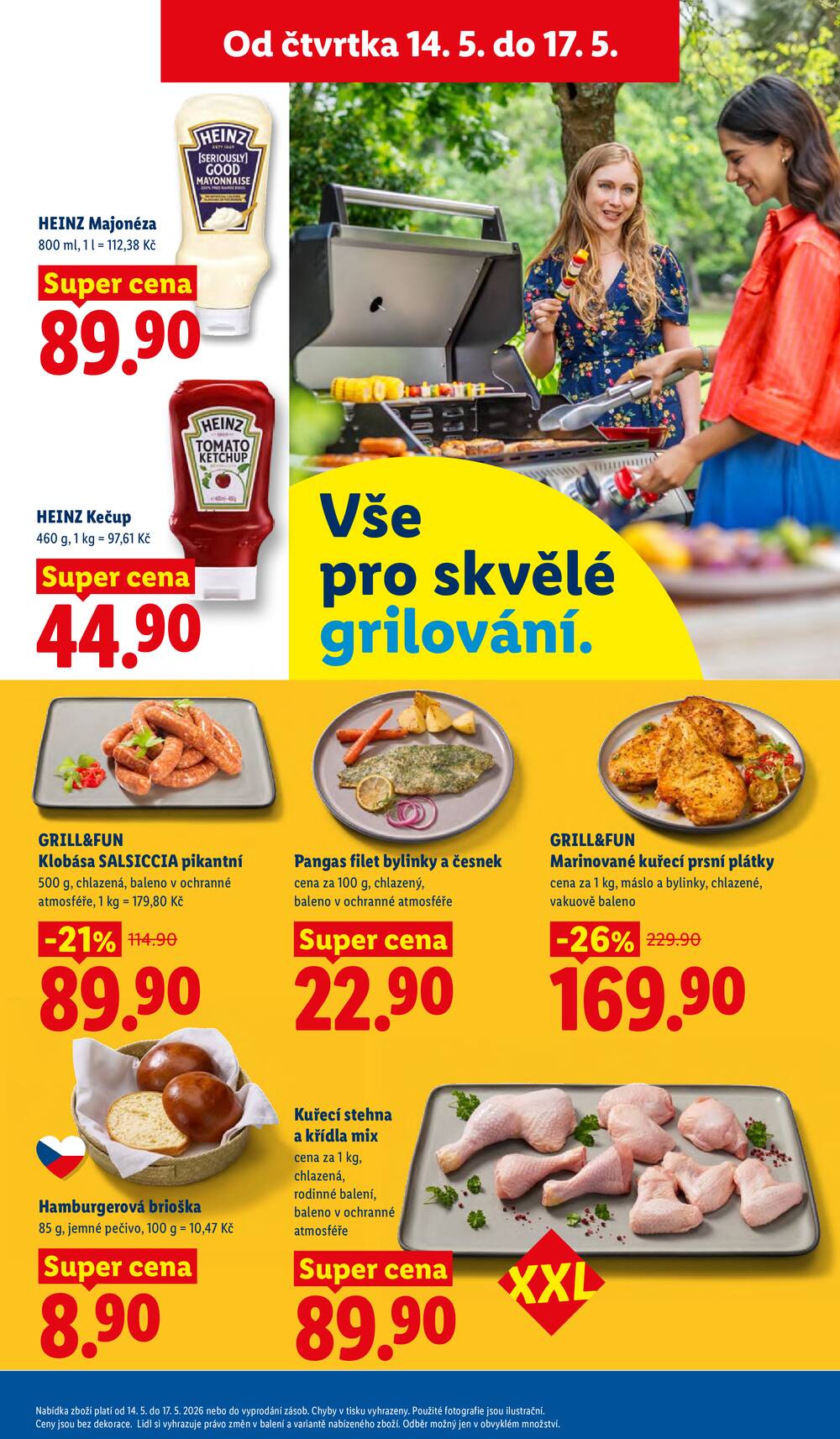 Lidl Čtvrtek od 14.5. do 17.5.2026