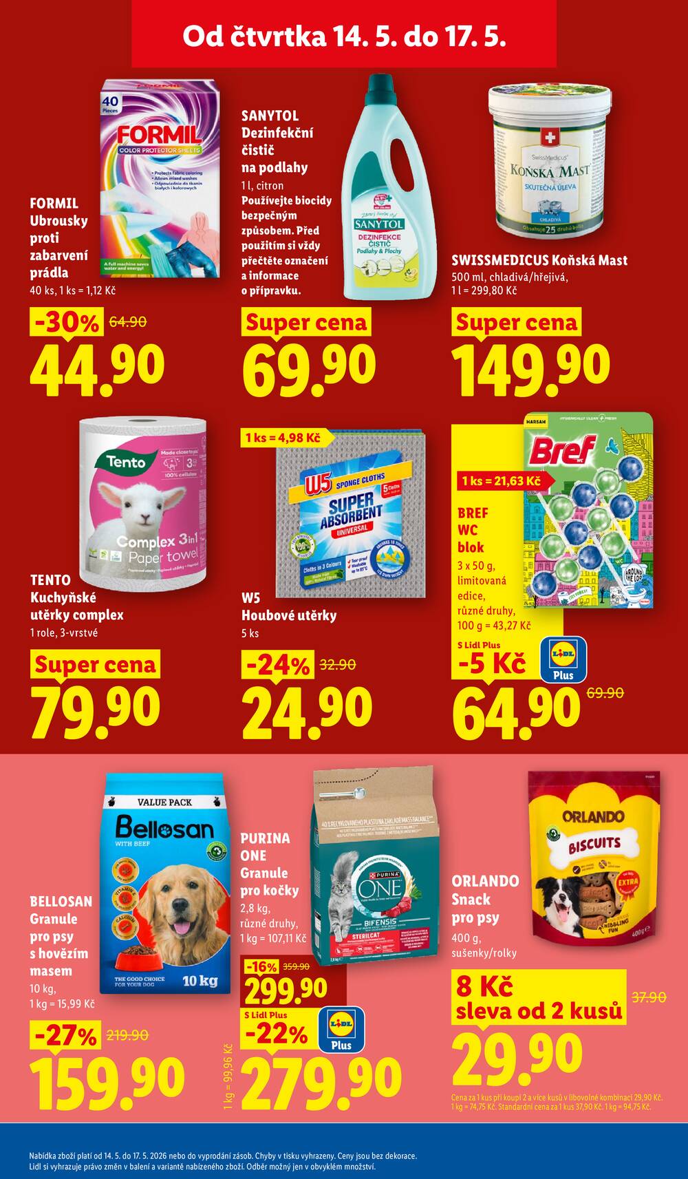 Lidl Čtvrtek od 14.5. do 17.5.2026