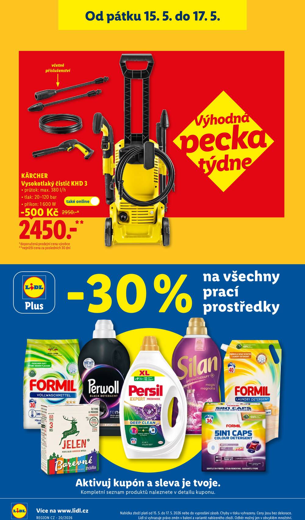 Lidl Čtvrtek od 14.5. do 17.5.2026