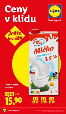 Lidl Čtvrtek od 14.5. do 17.5.2026