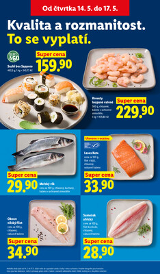 Lidl Čtvrtek od 14.5. do 17.5.2026