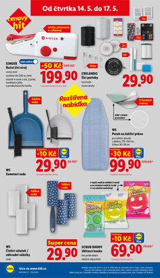 Lidl Čtvrtek od 14.5. do 17.5.2026