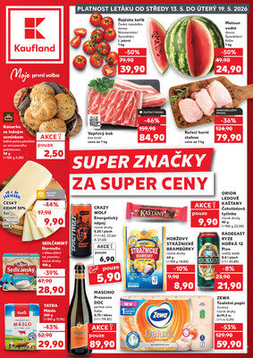 Leták Kaufland 13.5. - 19.5. - Kaufland - Český Krumlov