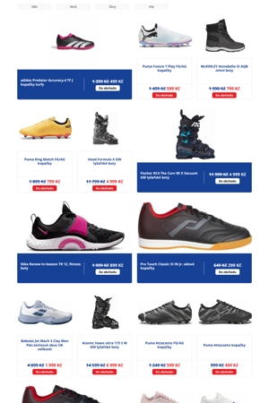 leták Intersport