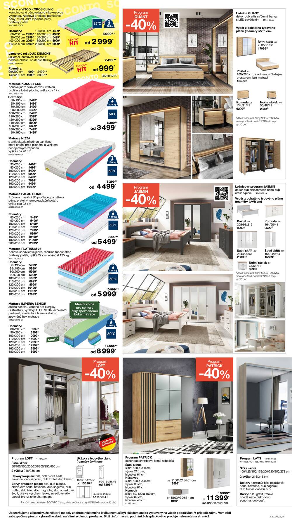 Sconto nábytek od 20.5. do 16.6.2026