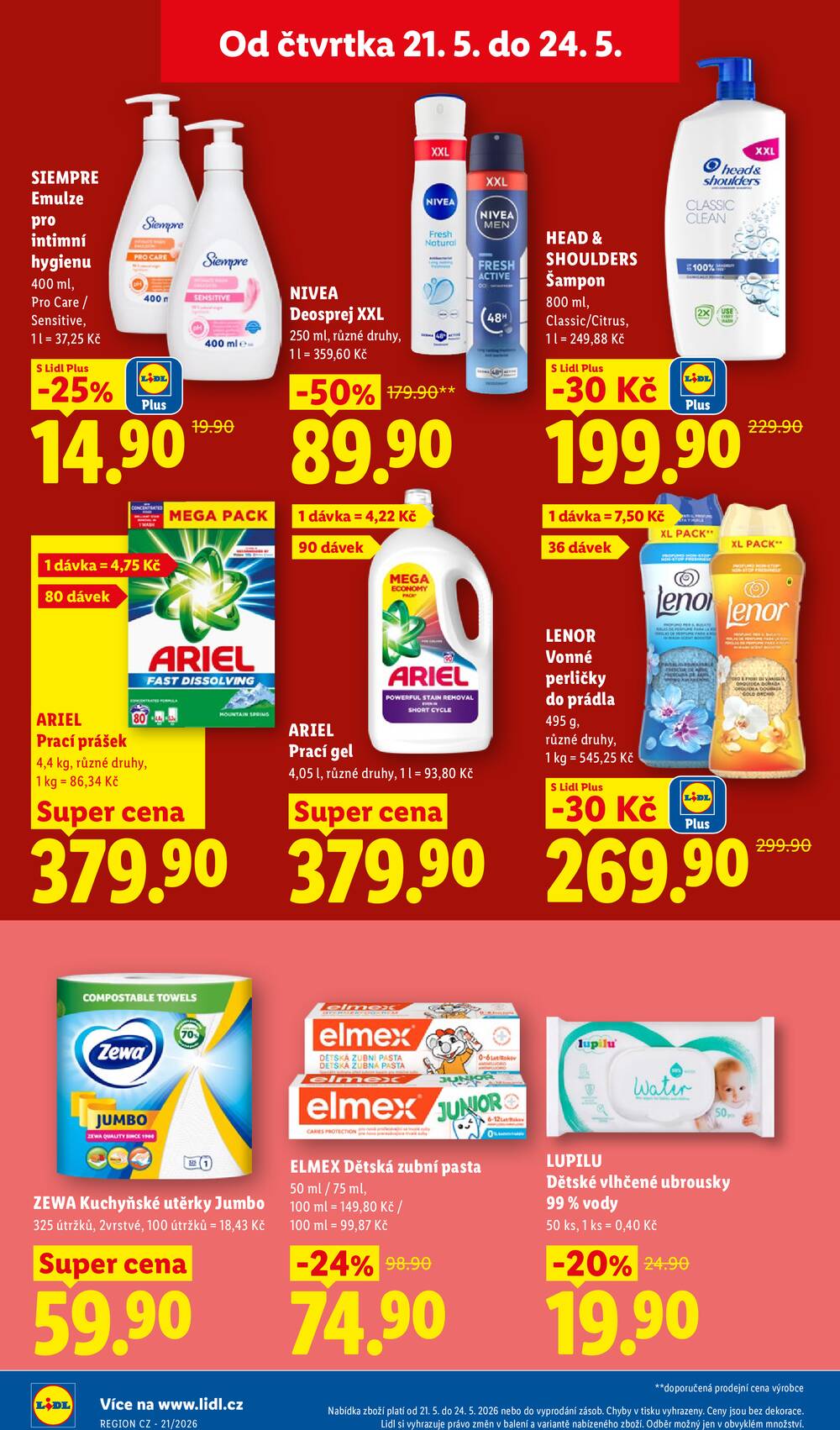 Lidl Čtvrtek od 21.5. do 24.5.2026