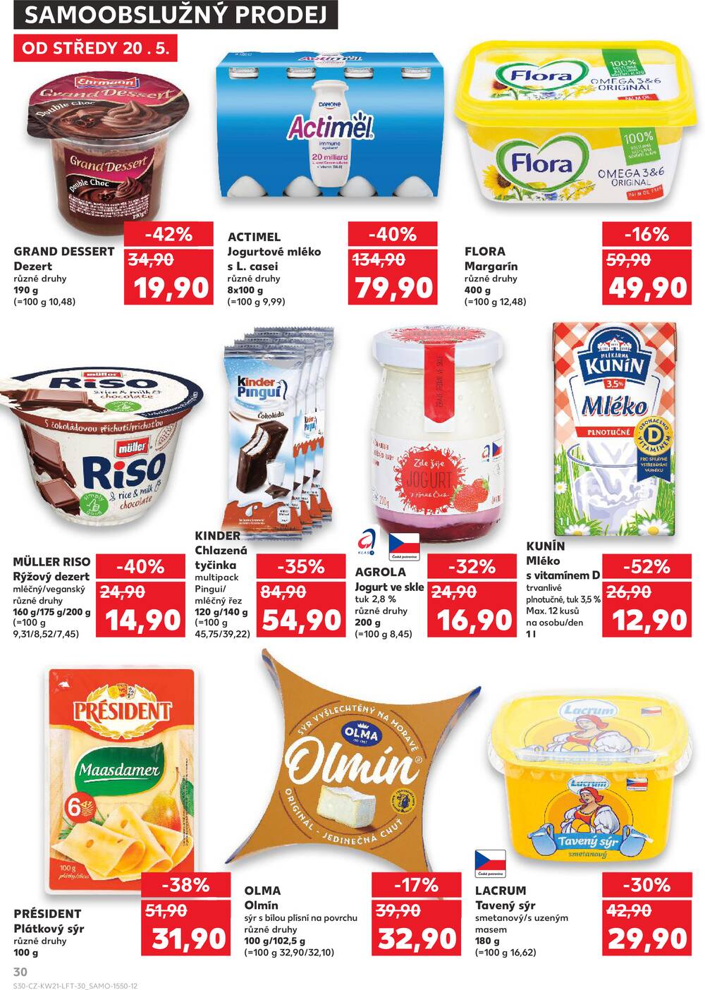 Leták Kaufland - Kaufland 20.5. - 26.5. - Kaufland Praha Čestlice - strana 30 Leták Kaufland - Kaufland 20.5. - 26.5. - Kaufland Praha Čestlice - strana 30