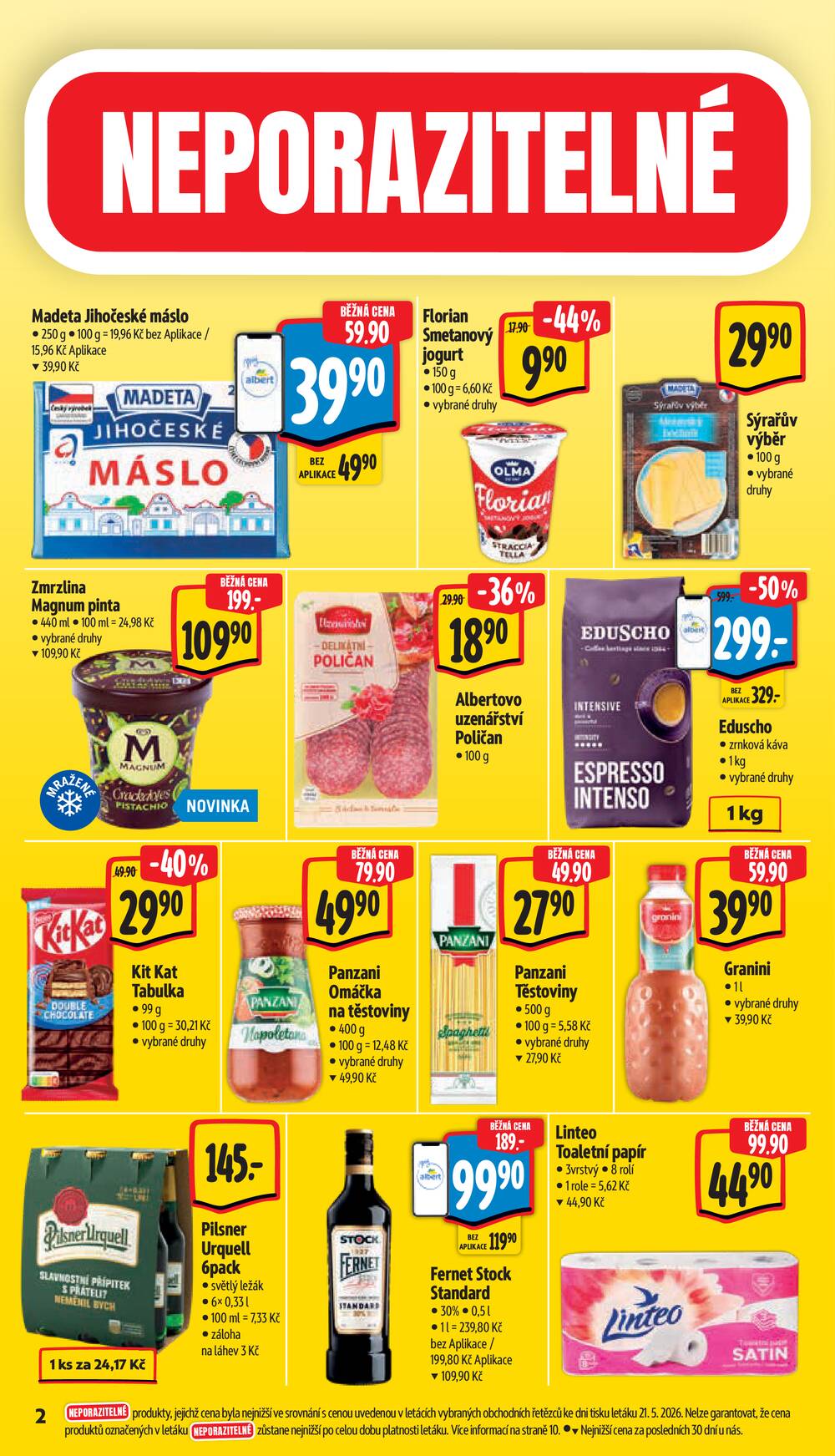 Leták Albert - Albert Supermarket od 27.5. do 2.6.2026 - strana 2