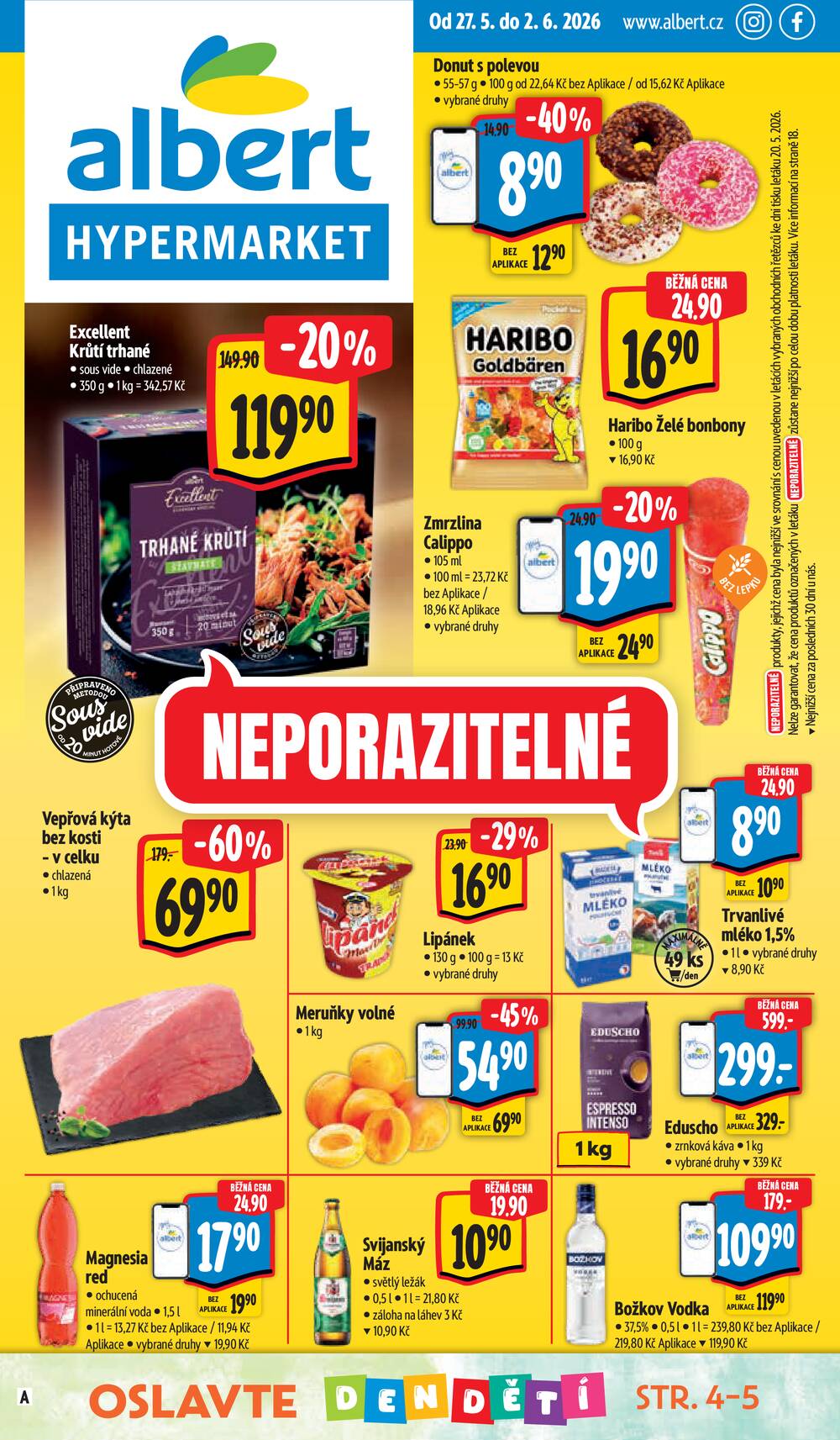 Albert Hypermarket Jihomoravský od 27.5. do 2.6.2026