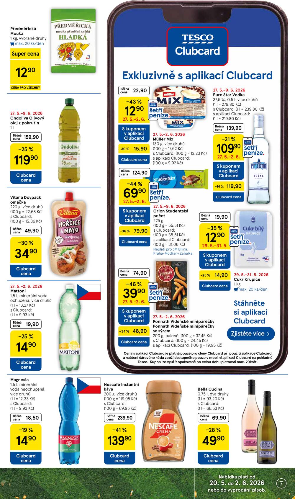 Tesco supermarkety od 27.5. do 2.6.2026