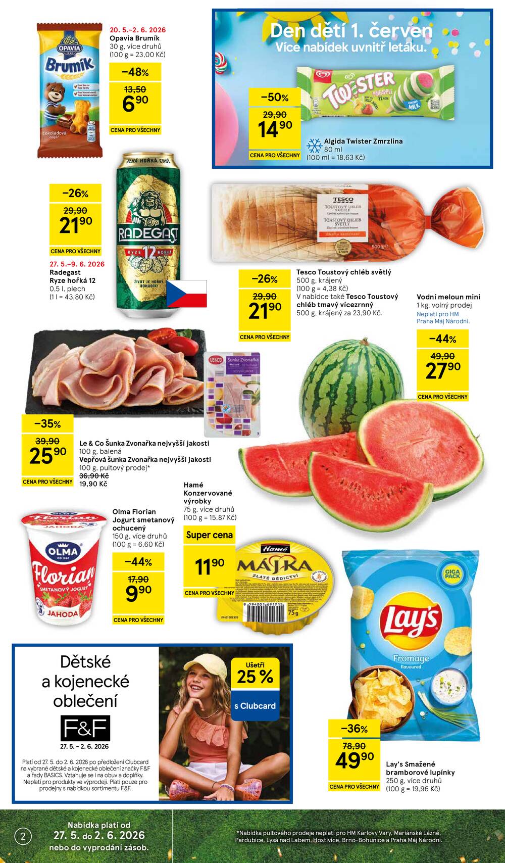 Leták Tesco - Tesco malé hypermarkety od 27.5. do 2.6.2026 - strana 2 Leták Tesco - Tesco malé hypermarkety od 27.5. do 2.6.2026 - strana 2
