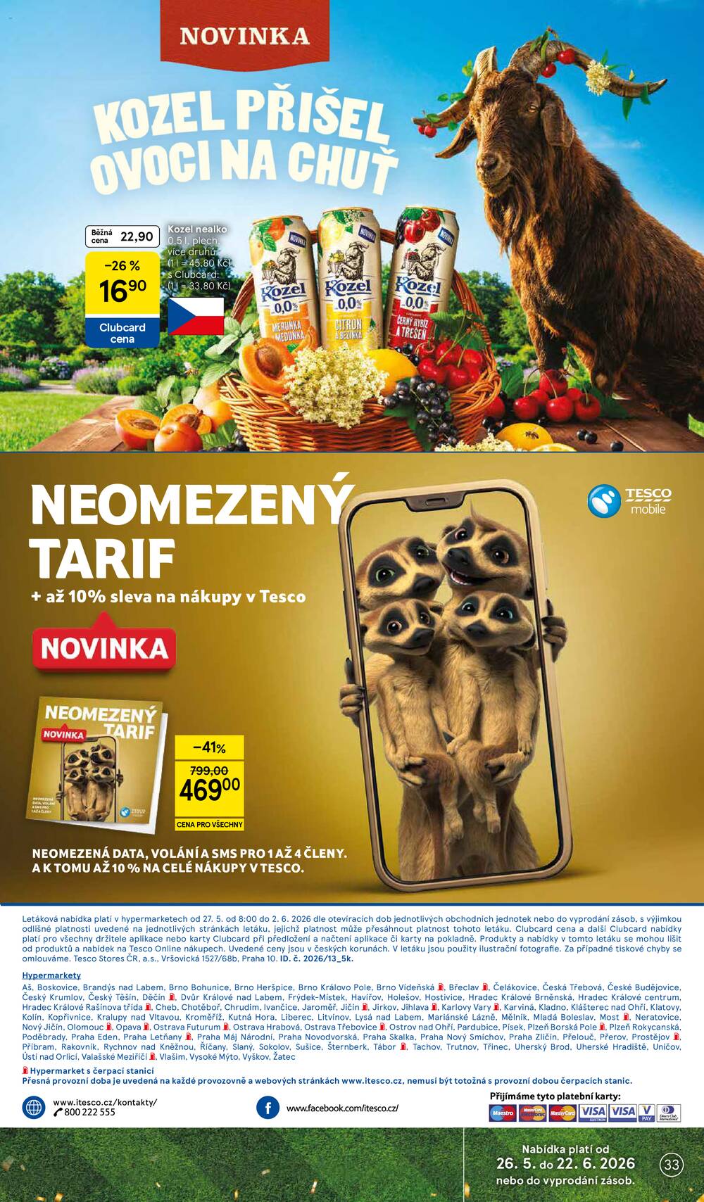 Leták Tesco - Tesco malé hypermarkety od 27.5. do 2.6.2026 - strana 33 Leták Tesco - Tesco malé hypermarkety od 27.5. do 2.6.2026 - strana 33