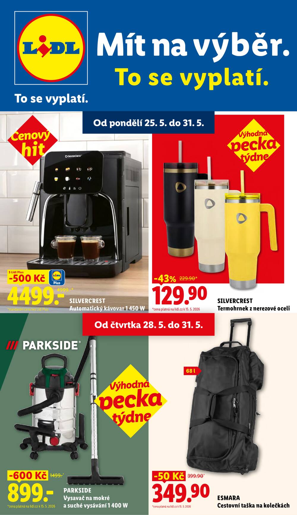 Leták Lidl - Lidl Spotřební zboží 25.5. - 31.5. - strana 1 Leták Lidl - Lidl Spotřební zboží 25.5. - 31.5. - strana 1