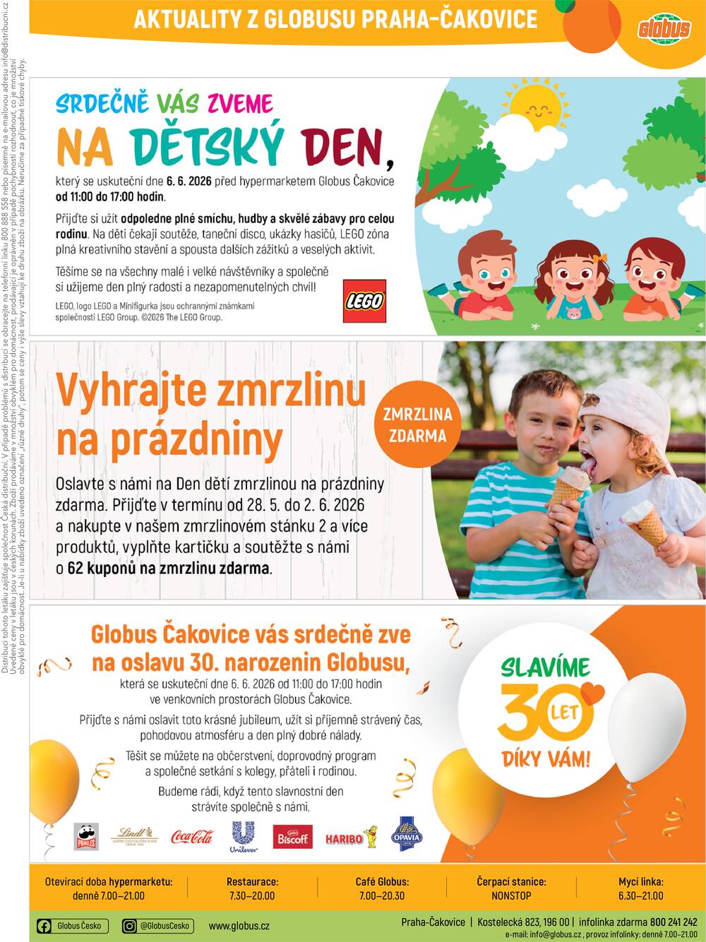 Akční leták Globus 27.5. - 2.6.2026 - Globus Praha - Čakovice