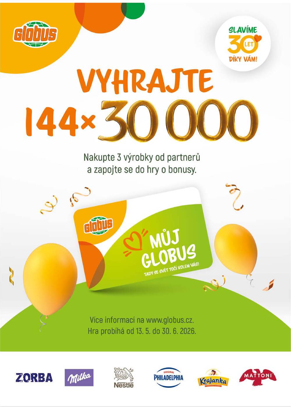 Leták Globus - Akční leták Globus 27.5. - 2.6.2026 - Globus Liberec - strana 1