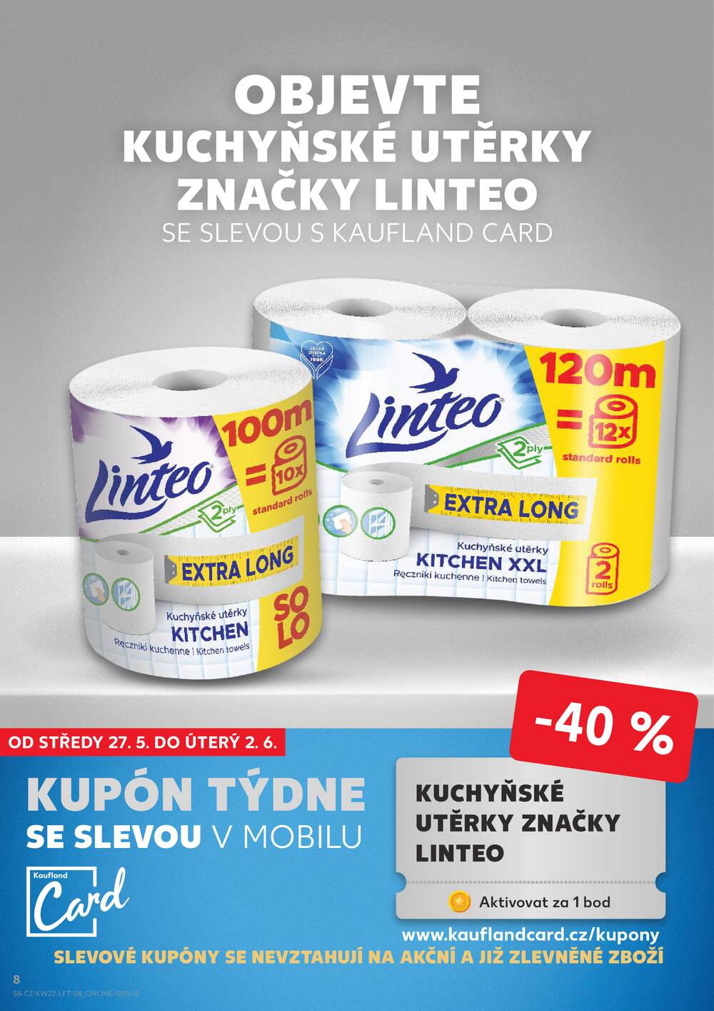 Leták Kaufland - Kaufland 27.5. - 2.6. - Kaufland - Pelhřimov - strana 8 Leták Kaufland - Kaufland 27.5. - 2.6. - Kaufland - Pelhřimov - strana 8