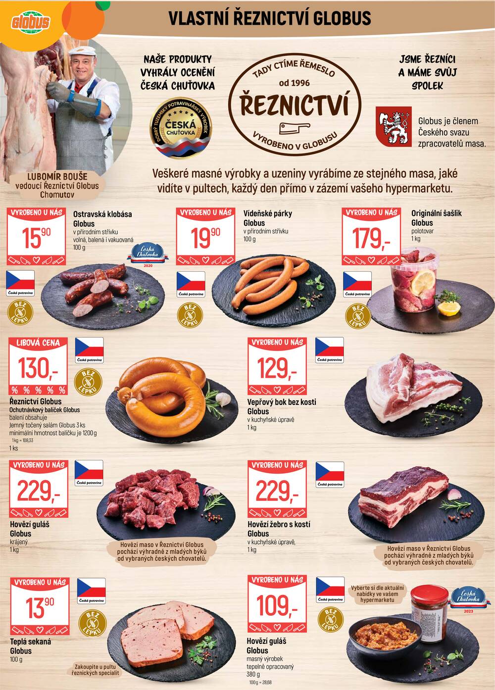 Akční leták Globus 3.6. - 9.6.2026 - Globus Chomutov