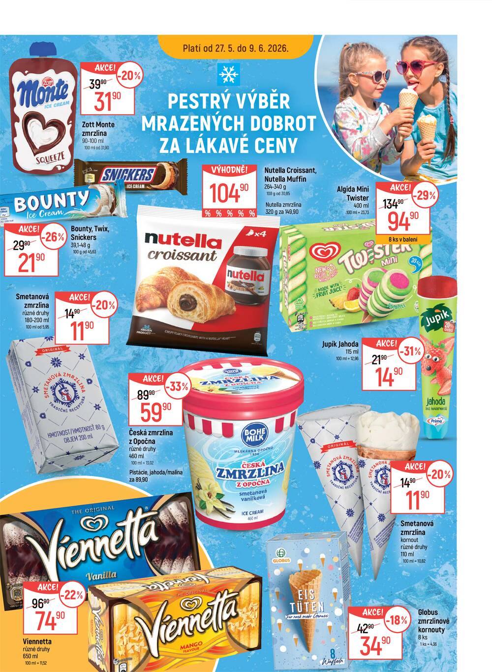 Akční leták Globus 3.6. - 9.6.2026 - Globus Chomutov