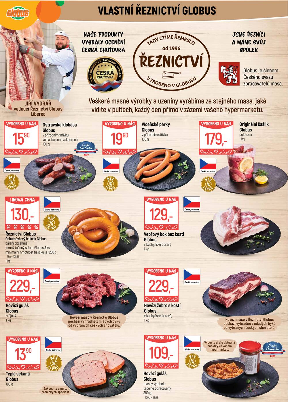 Akční leták Globus 3.6. - 9.6.2026 - Globus Liberec
