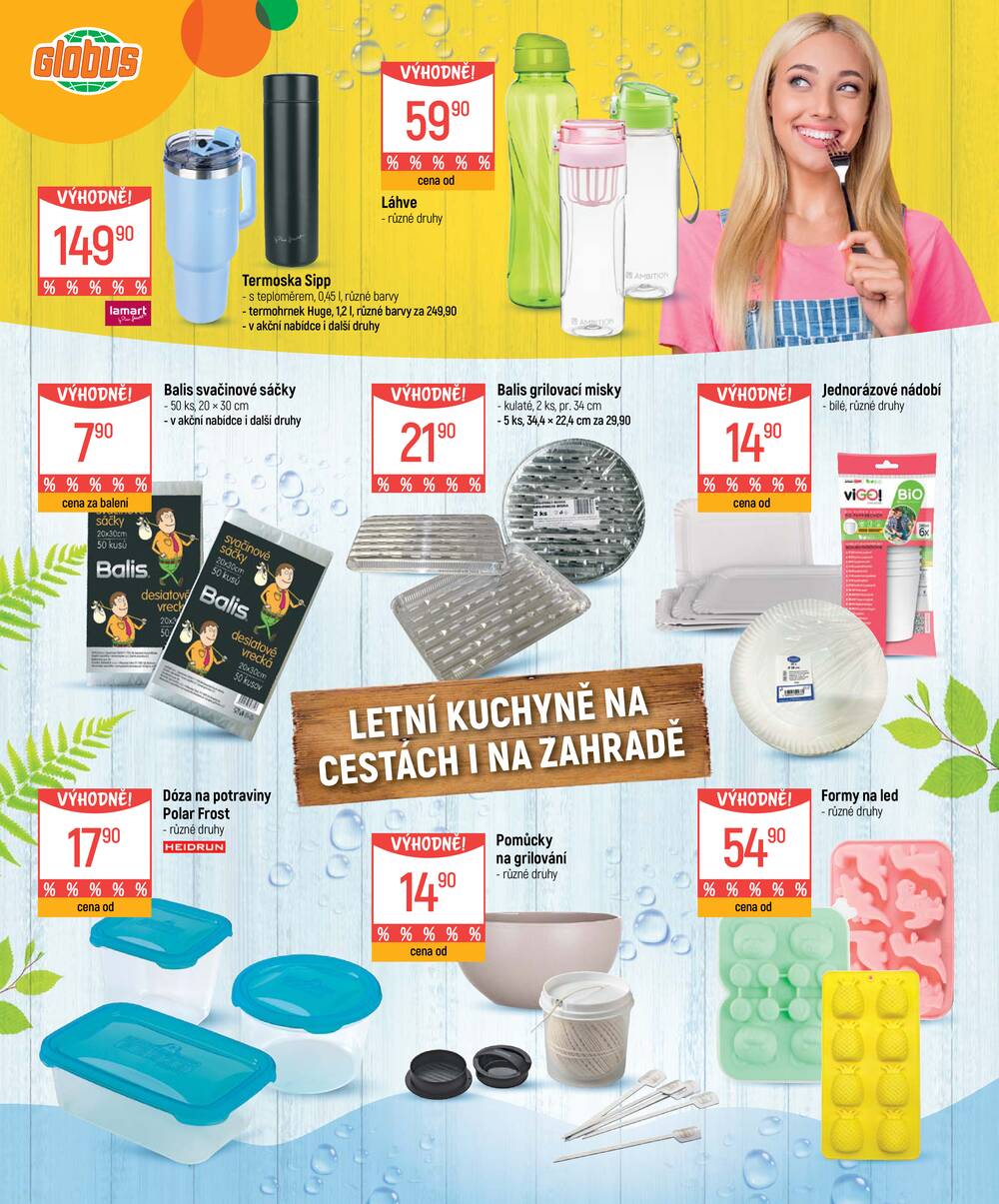 Akční leták Globus 3.6. - 6.7.2026 - Globus Opava
